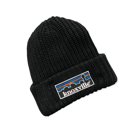 Knoxagonia Chunky Beanie - Limited Edition Solid Black
